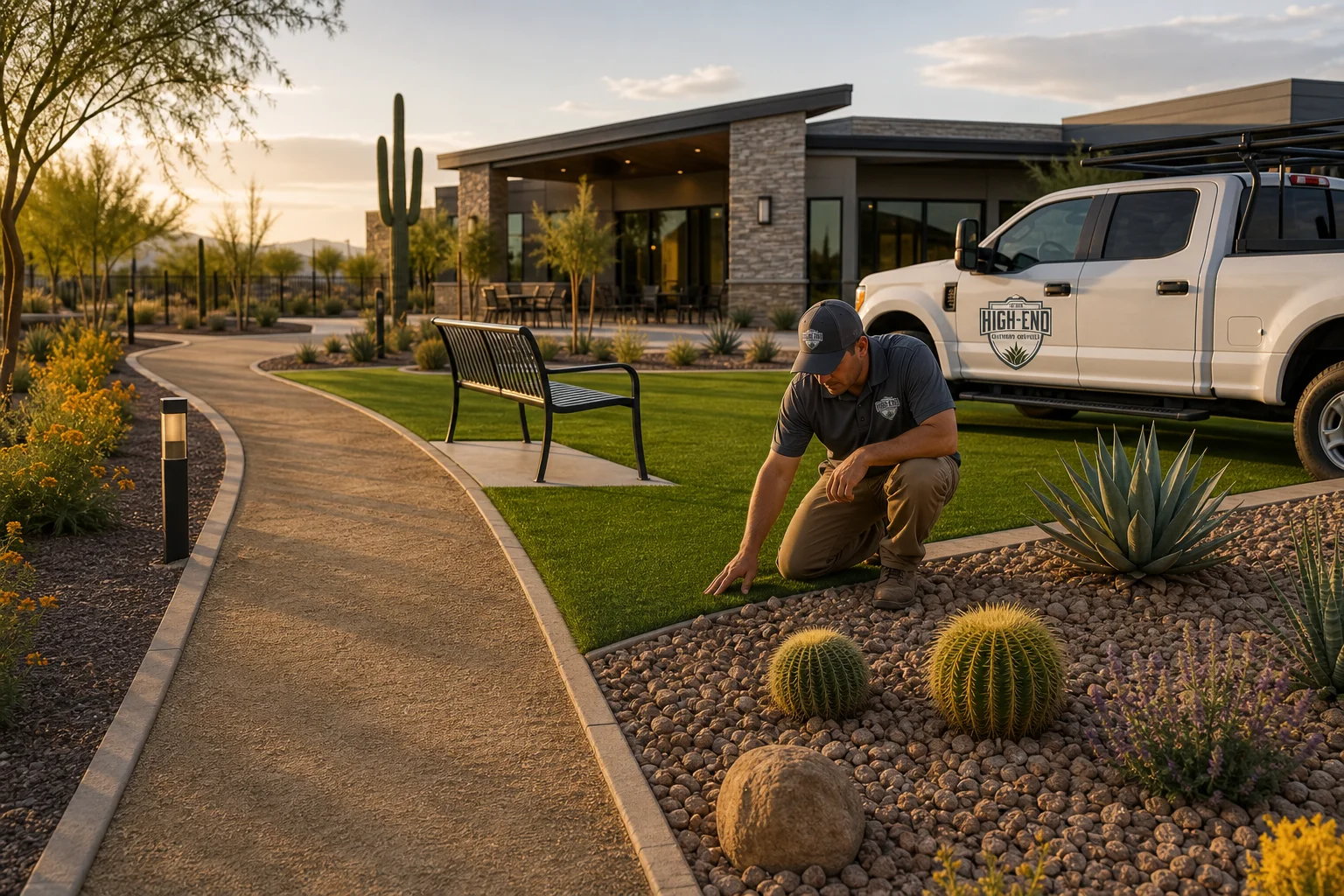 Decomposed Granite vs Turf vs Groundcover for Commercial Common Areas