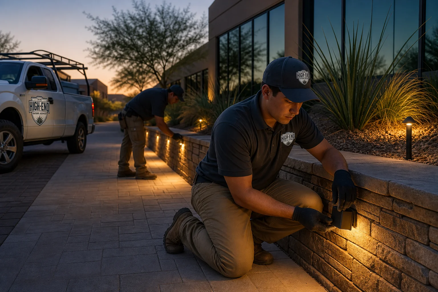 Hardscape Lighting for Safety and Liability on Commercial Properties